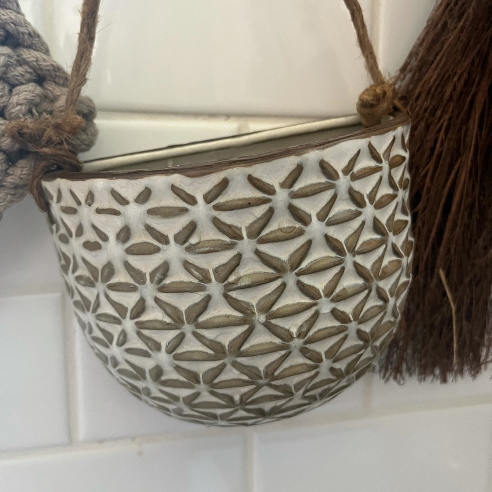 West Elm planter.